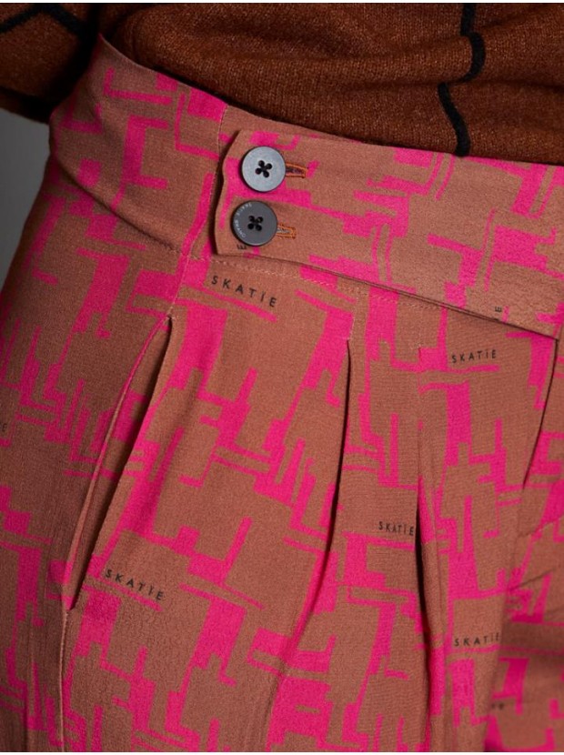 Pantalón estampado monogram